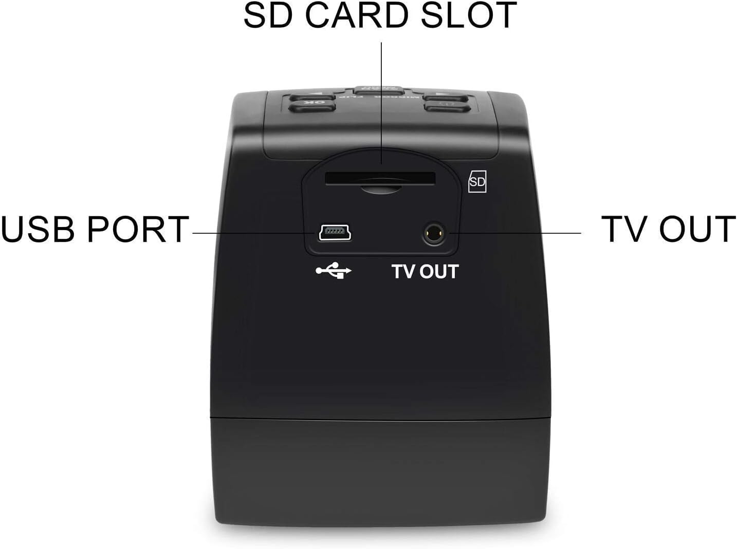 22MP All-in-1 Film & Slide Scanner, Converts 35mm 135 110 126 and Super 8 Films/Slides/Negatives