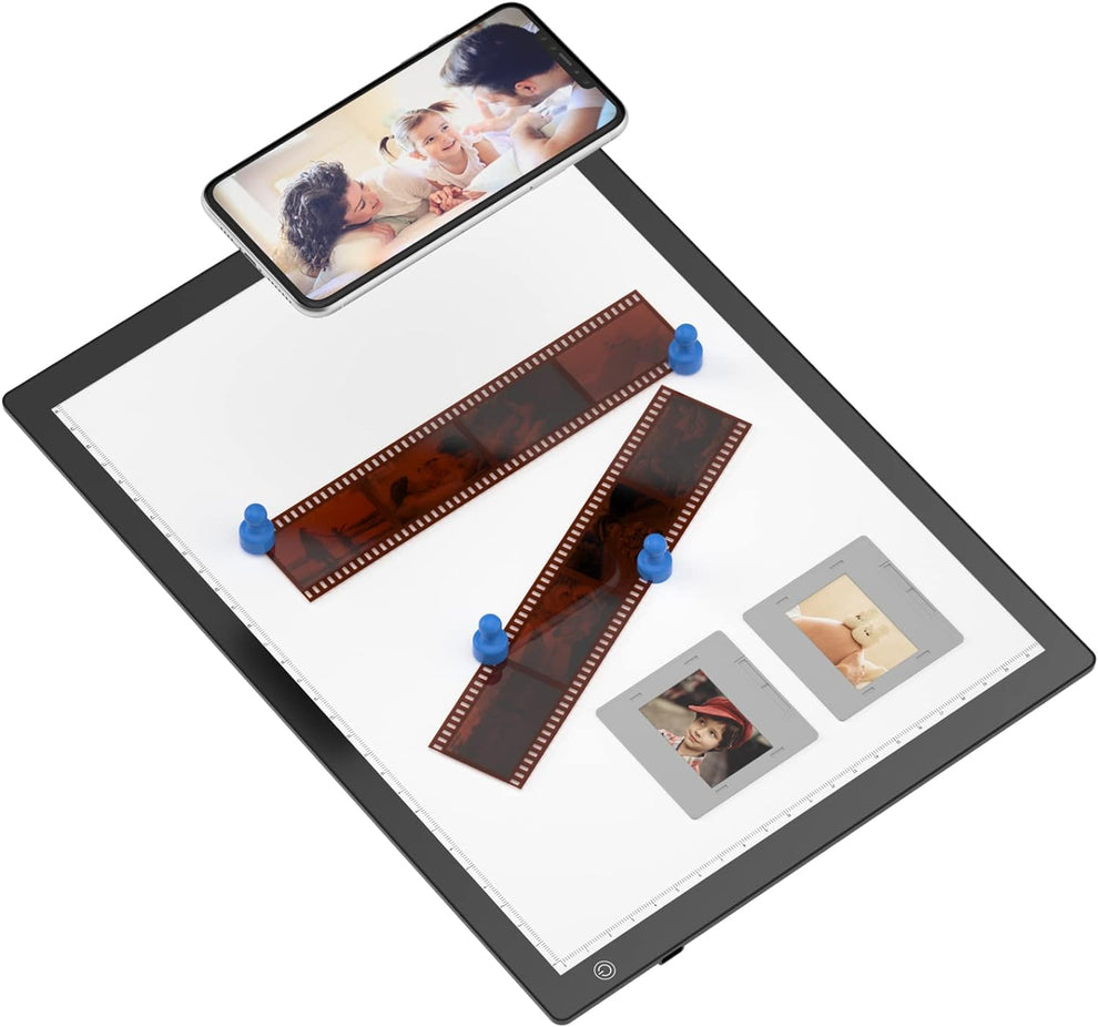 View Light Box Slide Viewer Light Box, for Scanning Film Negatives and Slides – Eyesen