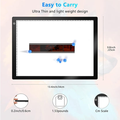 Slide Viewer Light Box, for Scanning Film Negatives and Slides