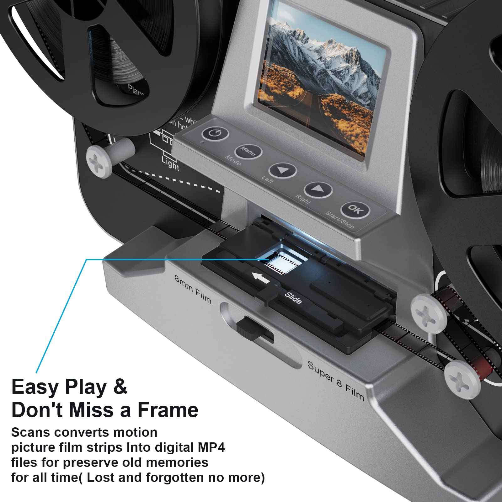 8mm & Super 8 Reels to Digital MovieMaker 3” 5” reels – Eyesen